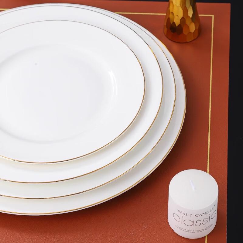 Pure White Bone China Dinner Plate