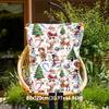 1PC Christmas, festiveOutdoor Flannel Blanket - Soft Plush Decor for Picnics, camping, Bedroom, Playroom, Office, or Lunch Break 1353A