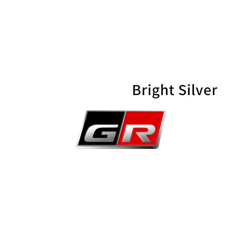 Metal Alloy GR Sport Logo Car Steering Wheel Badge Interior Sticker Decoration Emblem For RAV4 Yaris Camry Corolla Vios