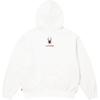 Supreme Spyder Zip Up Hooded Sweatshirt White
