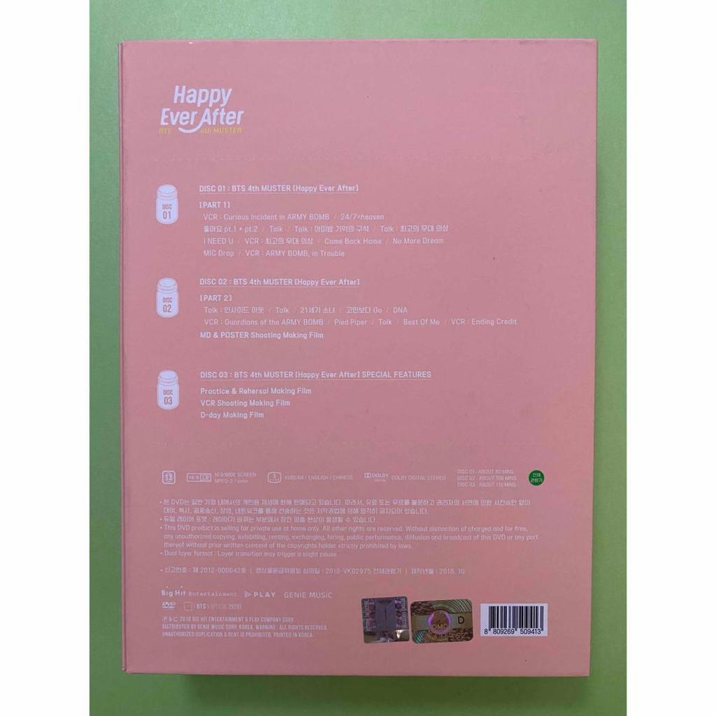[Б/У] BTS 4th MUSTER Happy Ever DVD Чимин Намджун