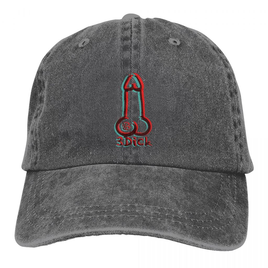 3D Dick Penis Stuff Unisex Baseball Caps Distressed Washed Caps Hat Fashion Outdoor All Seasons Snapback Hat
