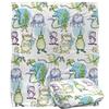 Jim Henson Signature Collection Silky Monster Doodles Supersoft Blanket