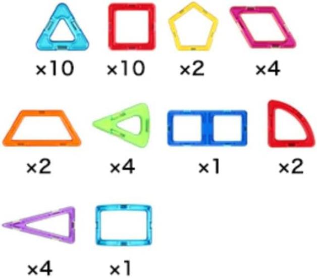 Набор динозавров Bornelund MAGFORMERS [40 деталей] [в комплект входит японская брошюра] Для детей около 3 лет MF708003J