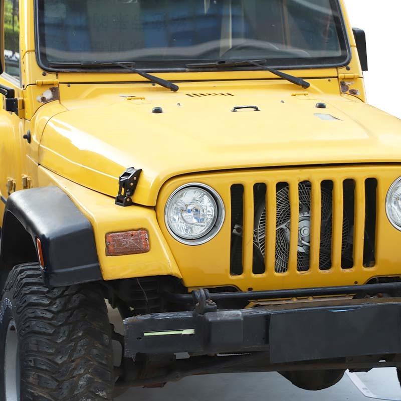 Locks Hood For Car Engine Hood Latch Catch  Accessories For Jeep Wrangler  TJ Car Exterior Accessories