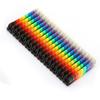 100PCS Snap-fit design Wire Number Label Plastic Materia Wire Label Tube Cable Marker  Wire Marking