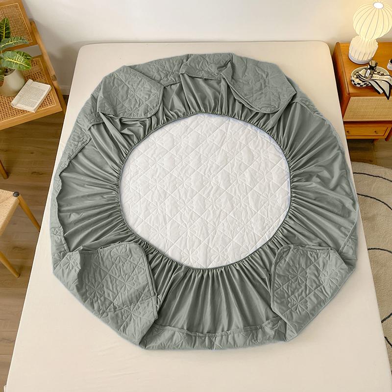 LEVIVEI водонепроницаемый эластичный чехол для матраса простыни защитный чехол для кровати мягкий чехол для матраса размера Queen King однотонный латексный чехол для коврика декор