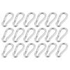 316 Stainless Steel Multifunctional Spring Snap M4 M5 M6 M7 M8 Carabiner Quick Link Lock Ring Hook