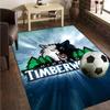 Timberwolves Logo Rug Office Carpet Non-Slip Mat, Chair Rug Floor Covering for Gaming, Bedroom, Living Room , Home Decor Christmas Gift