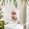 Hanging Rope Christmas Animal Ornament Felt Xmas Hanging Decor Holiday Ornament  Tabletop Display
