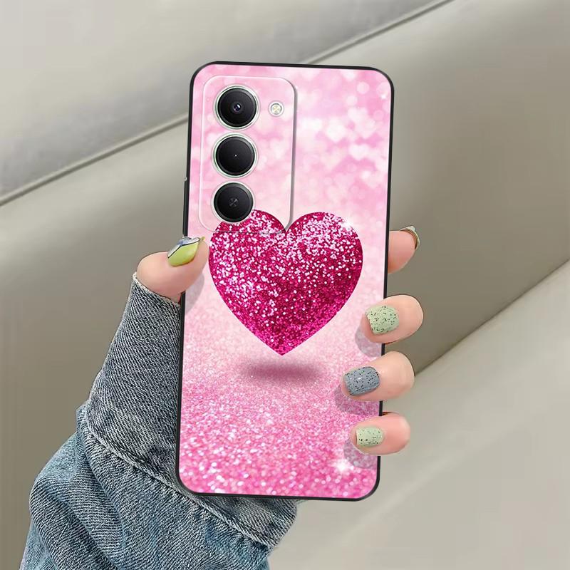 Чехол для Redmi 15 2025 Милые Цветы Coque Мягкая Жидкая Силиконовая Задняя Крышка Для Redmi 15 Чехлы Для Телефона Redmi15 5G 4G Fundas Оболочки