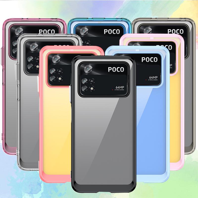 Роскошный ударопрочный прозрачный жесткий чехол для Xiaomi Poco M4 X4 Pro F3 Mi 12 Pro 12X Redmi Note 11 Pro Plus Capas прозрачный мягкий чехол