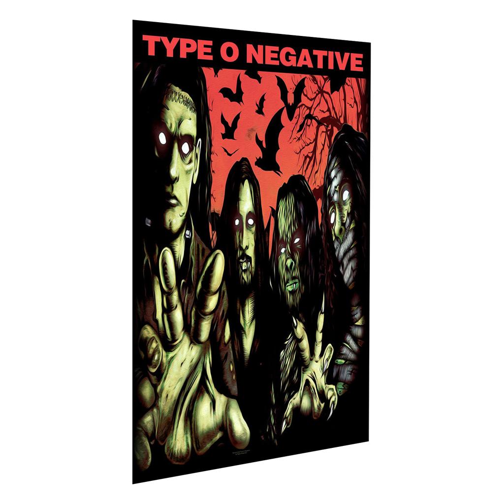 Type O Negative Halloween Textile Poster