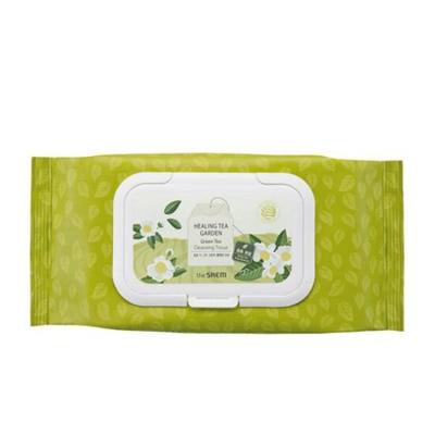 Салфетки для очищения с зеленым чаем The Saem Healing Tea Garden, 60 листов, 2 шт.