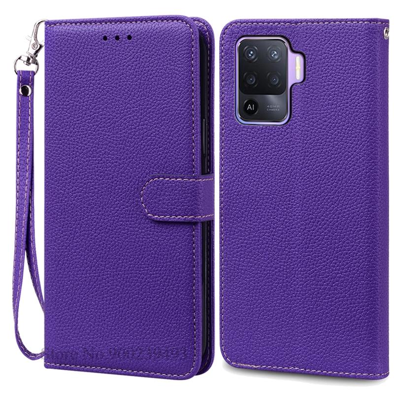 Чехлы для OPPO Reno 5 Lite Чехол Мягкий силиконовый кожаный чехол-кошелек для OPPO Reno5 Lite Чехол для телефона Carcasa Чехол-книжка