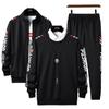 Men 'S Sports Suit Casual Stand Collar Cardigan Sportswear Three Piece Set 
