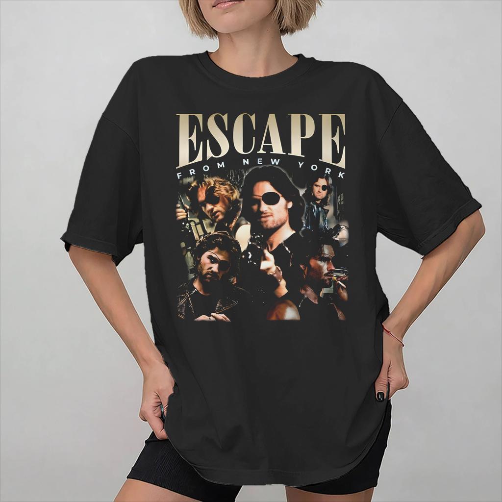 Escape From New York Snake Plissken Printed T Shirts Unisex Women 100 Cotton Tee Shirt Clothing
