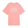 Puma Womens/Ladies Logo Cotton Relaxed Fit T-Shirt