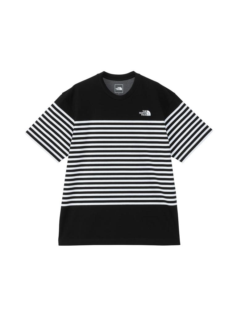 The North Face Panel Border Size L S/S Tee, Black,