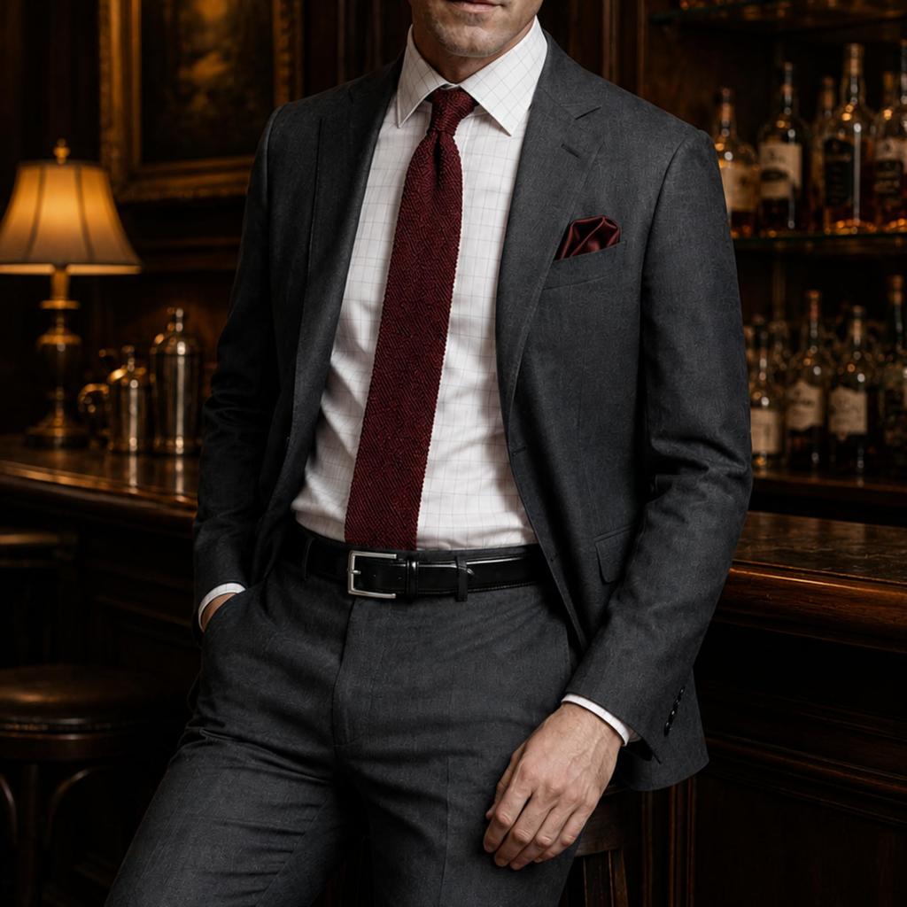 [COXSWAIN] Кордованный ремень для мужчин, Черный, BusinessFormal, Ширина 30 мм, Регулируемый размер, Сделано в Японии CW20211-19