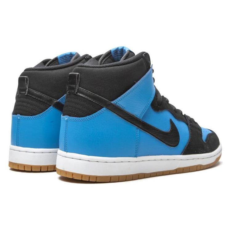 Nike Dunk SB Blue Hero Нескользящие Нескользящие Высокие Кеды для Скейтборда Мужские Синие Черные 305050-470