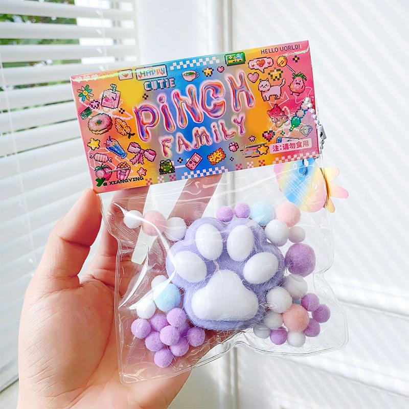 Мягкая игрушка-антистресс «кошачья лапка» ручной работы Mochi Slow Rebound Fidget Toys, подарок на день рождения
