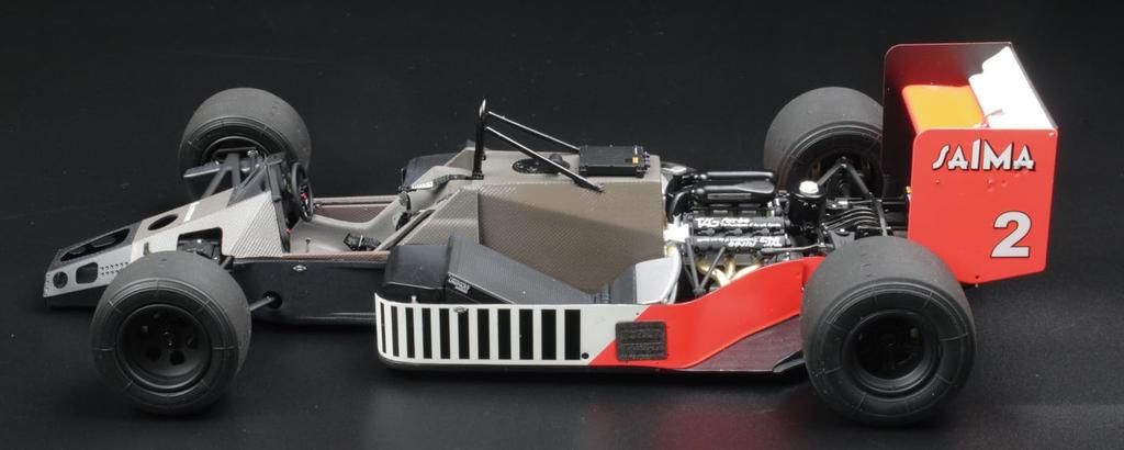 Formula Series McLaren 1985 Победитель Гран-при Монако Пластиковая модель BX20001 Platz/BEEMAX 1/20 MP4/2B