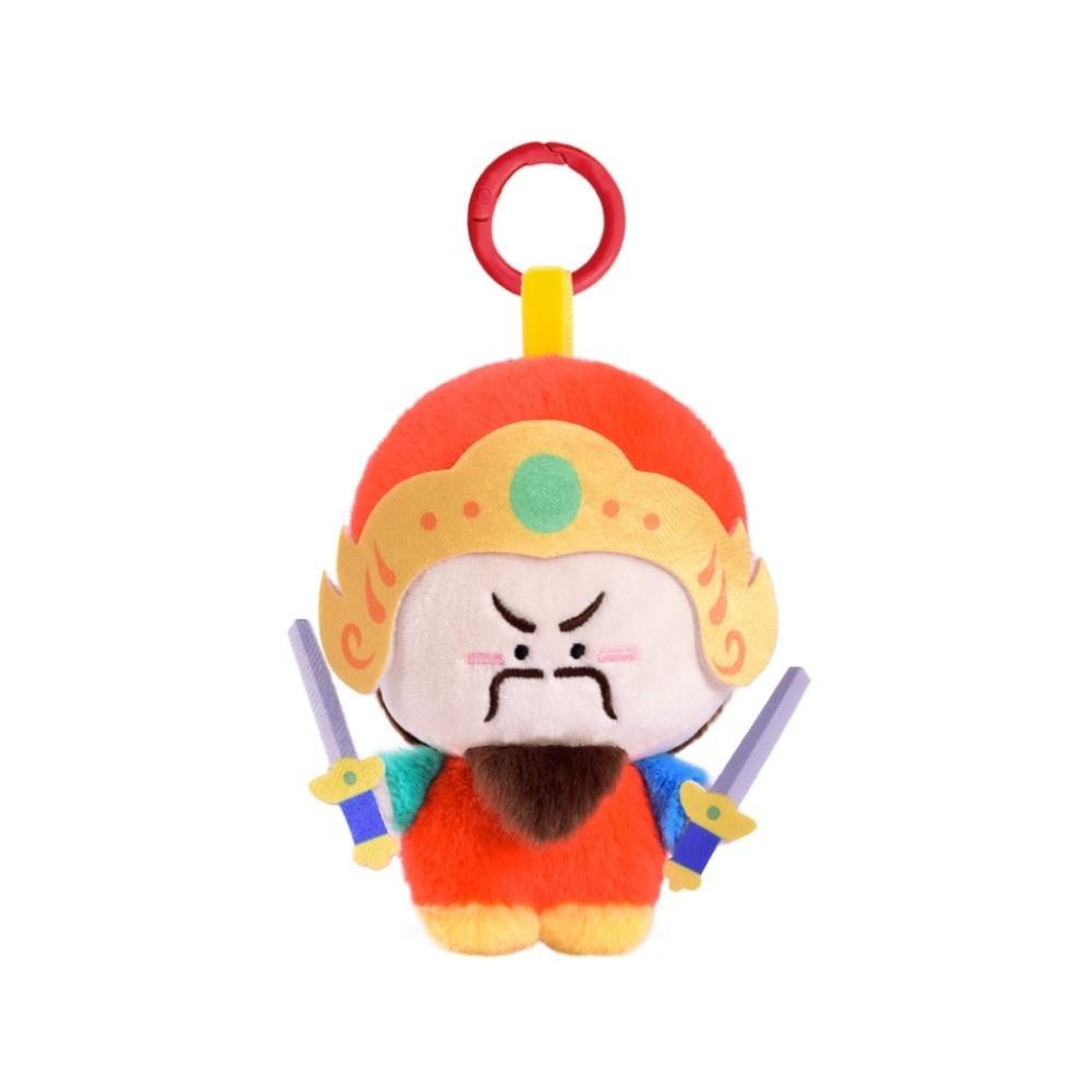 Moon Lord Chinese God Pendant Yuchi Gong Plush God of Longevity Pendant Car Key Pendant