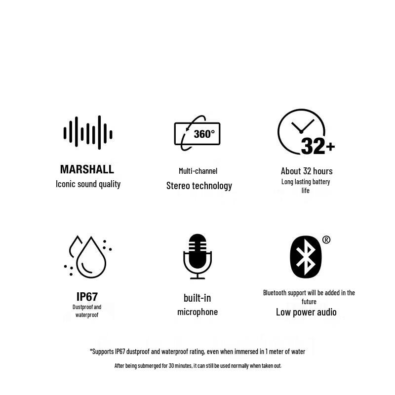 Marshall Emberton III Portable Bluetooth Speaker