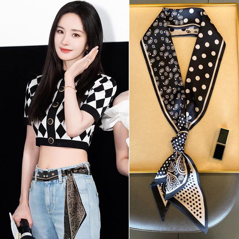 Женский модный шарф-пояс 2025: Стильный поясной аксессуар для юбок и джинсов - Длинный, элегантный дизайн с лентой
