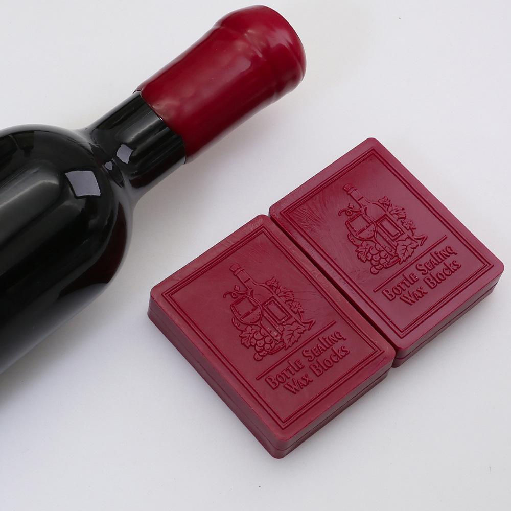 45g Wine Bottle Sealing Wax, Leak-Proof Reusable Decorative Seal for Liquor Storage