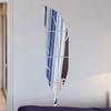 18*73cm DIY Modern Plume Style Feather Decorative Mirror Wall Stickers Room Decoration