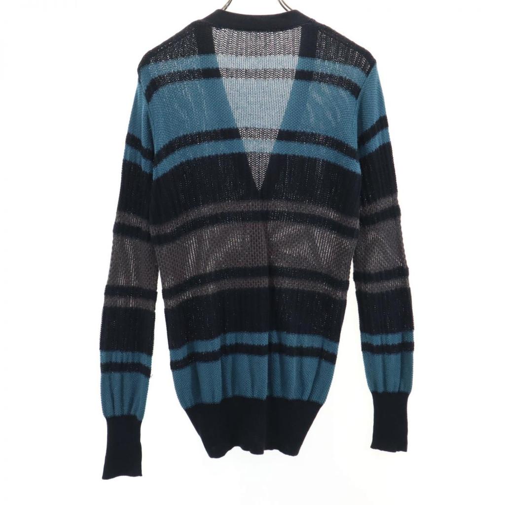 Vivienne Westwood Red Label Кардиган с длинным рукавом из смесового льна M V-образный вырез Женский Б/У