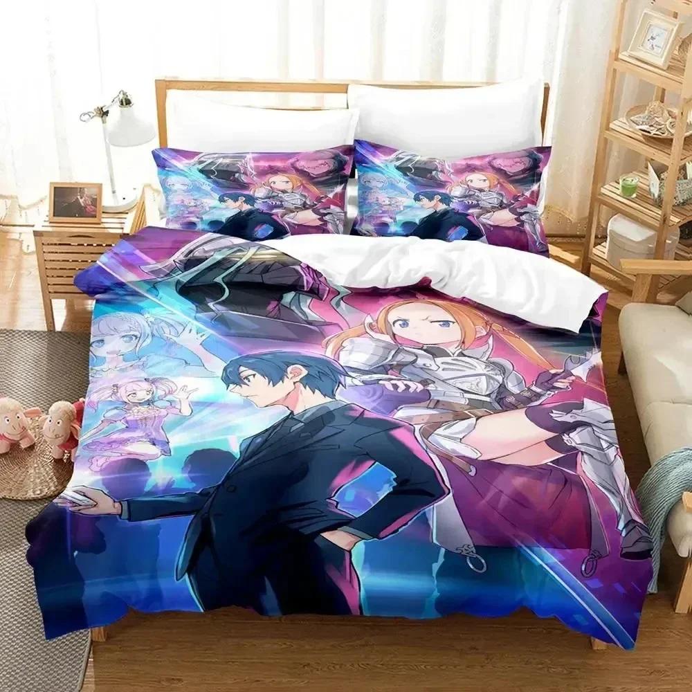 SSSS.GRIDMAN Bedding Set Boys Girls Twin Queen Size Duvet Cover Pillowcase Bed Kids Adult Fashion Home TextileCustomizable