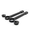 Комплект для опускания мотоцикла, подходит для Kawasaki Ninja 400/Z400/250/Z250 2013-2023, черные регулируемые аксессуары для верхней и нижней подвески