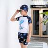 1 Set Of Boys' Swimsuit And Hat