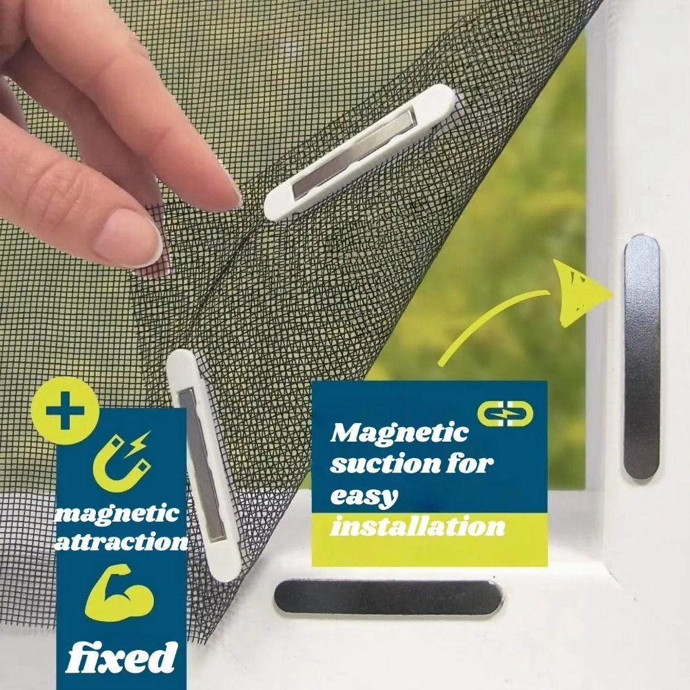 Adjustable Size Window Flyscreen Insect Proof Window Screen Cover Apartment Use