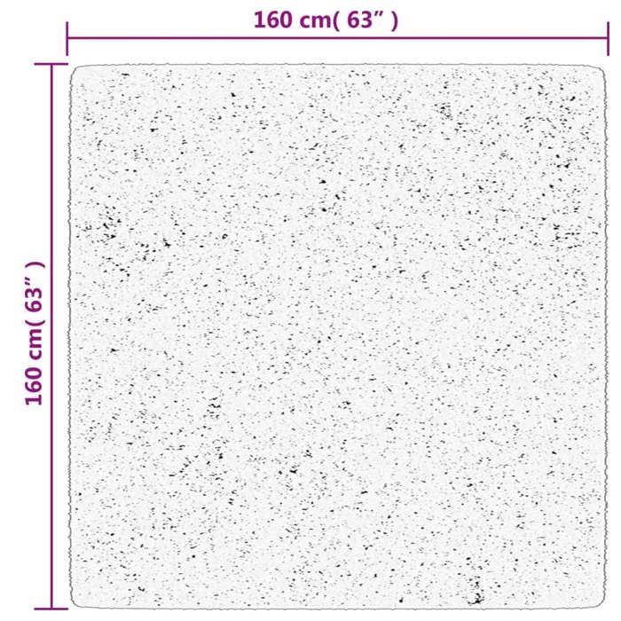 VidaXL Tapis à Poils Courts Doux et Lavable, Moquette de Sol, Tapis de Zone, Carpette de Salon Salle de Séjour Chambre, 375135
