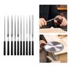 Steel Needle Files Suitable for Precise Filing In Woodworking & Metalworking Professional Wood Metal Sculpting Projects