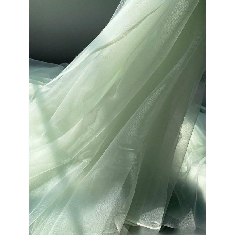 Outdoor Lawn Wedding Party Arch Tulle Curtains, Festive Ceiling Backdrop Decorative Drapes