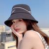 Spring and Autumn New Hat Women's Embroidery Small Fresh Bucket Hat Summer Thin Sunscreen Basin Hat Tide