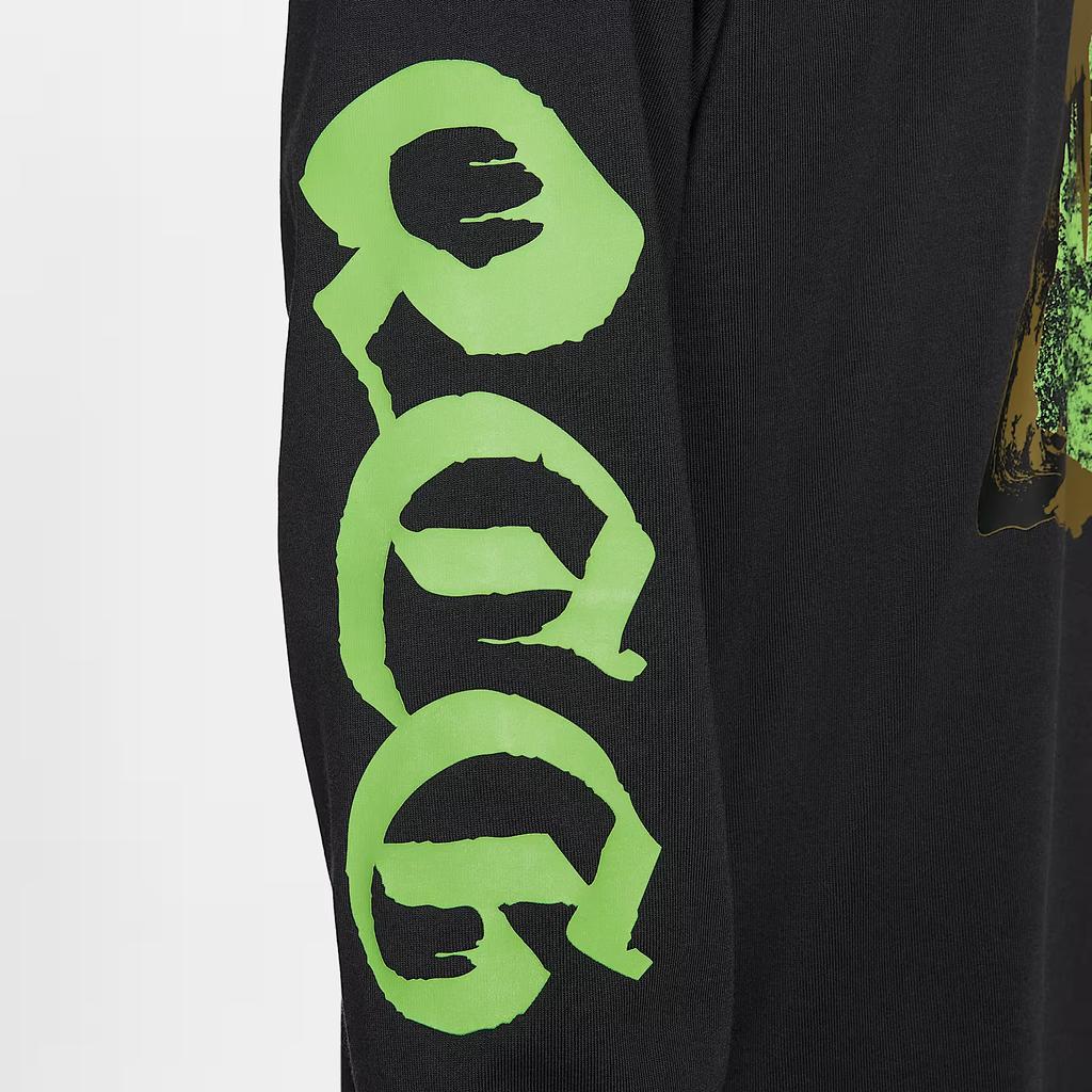 Nike Мужская футболка ACG Dri-Fit с длинным рукавом, свободного кроя, быстросохнущая, топ IH1303-010