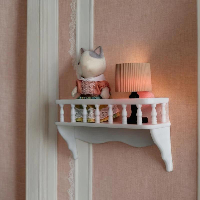 1 шт. Аксессуар для строительства кукольного домика, 1:Настенная полка для хранения в масштабе 1/12, сценическое украшение