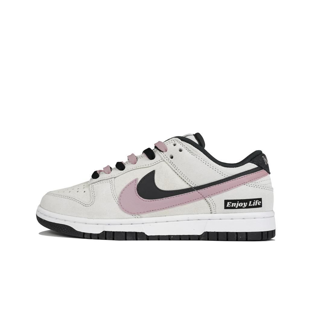 Nike Dunk Low top Skateboard Shoes Unisex Gray Pink HV1800-101(Team-)-Random packaging bags