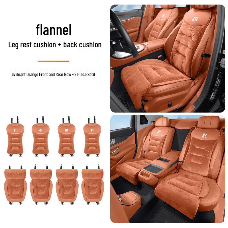 BYD Han L DM-i/EV Автомобильная поддержка ног Фланелевая теплая подушка на сиденье