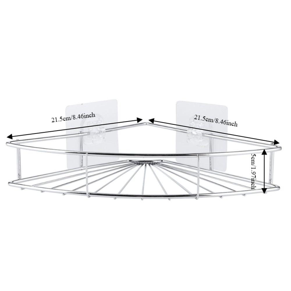 Triangular Design Corner Bathroom Shelf Bathroom Rack Organizer  Bathroom Kitchen Shower