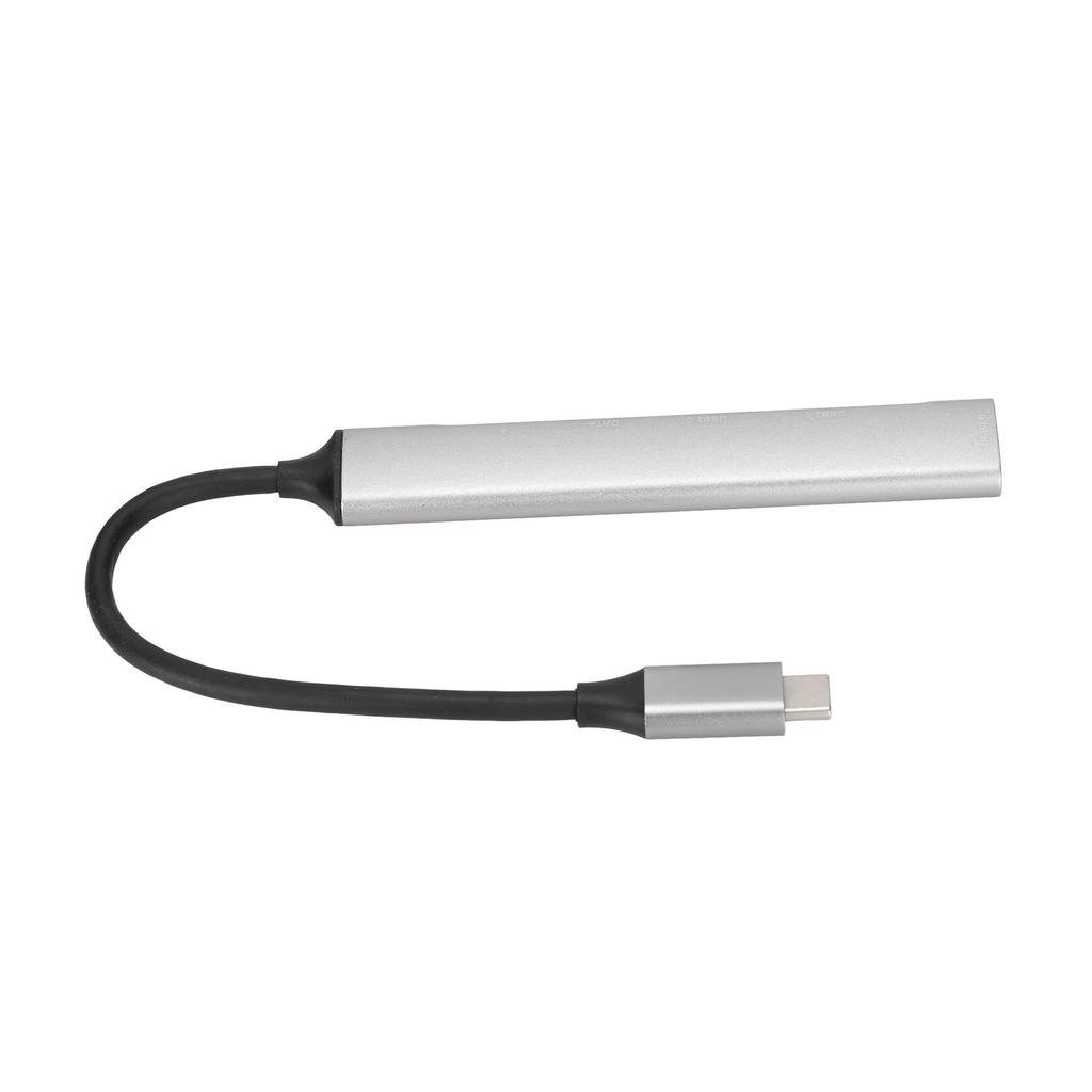 5 в 1 концентратор типа C, многопортовый, скорость передачи данных 5 Гбит/с, зарядка PD 60 Вт, алюминиевый сплав, разветвитель типа C