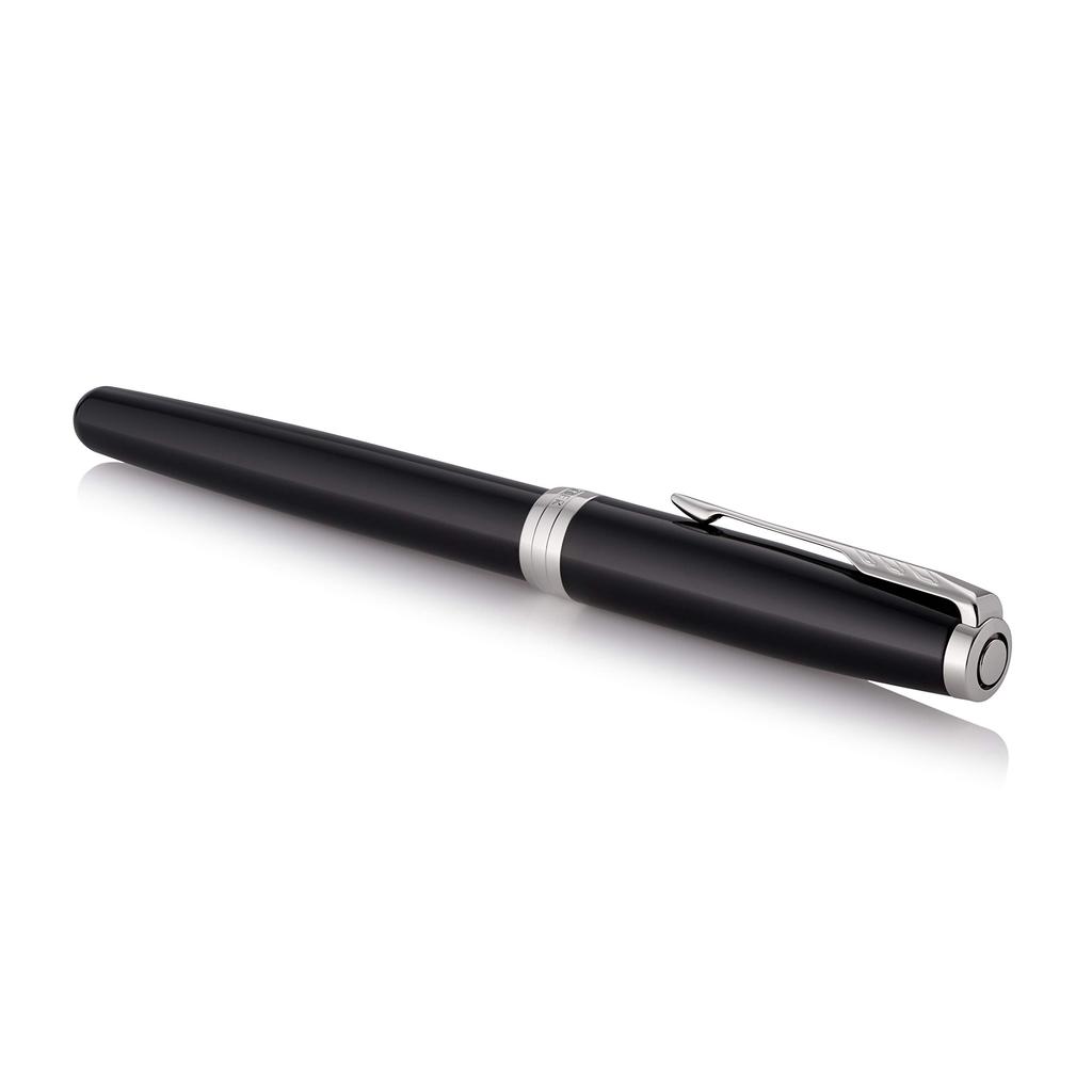 Parker Sonnet Черный Лак CT Перьевая Fine 18K Золото Подарок Официальный Номер Продукта 1950788 Ручка, Перо, Перо, В Коробке, Импортный,