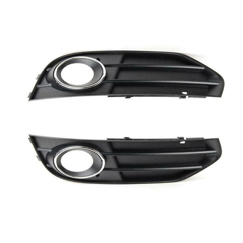 8K0807681J01C 8K0807682H01C Fog Light Cover Grille Trim For A4 B8 2009-2015 Front Fog Lamp Grille Cover Exterior Parts Plastic