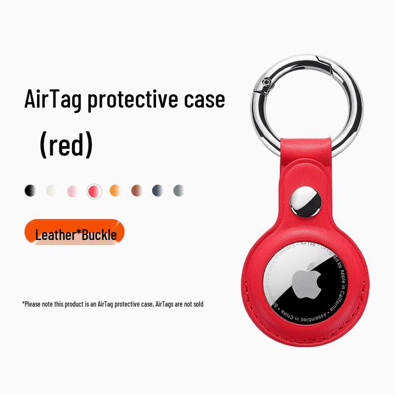 Apple AirTag 2-го поколения Кожаный Защитный Брелок и Чехол для Ошейника Питомца